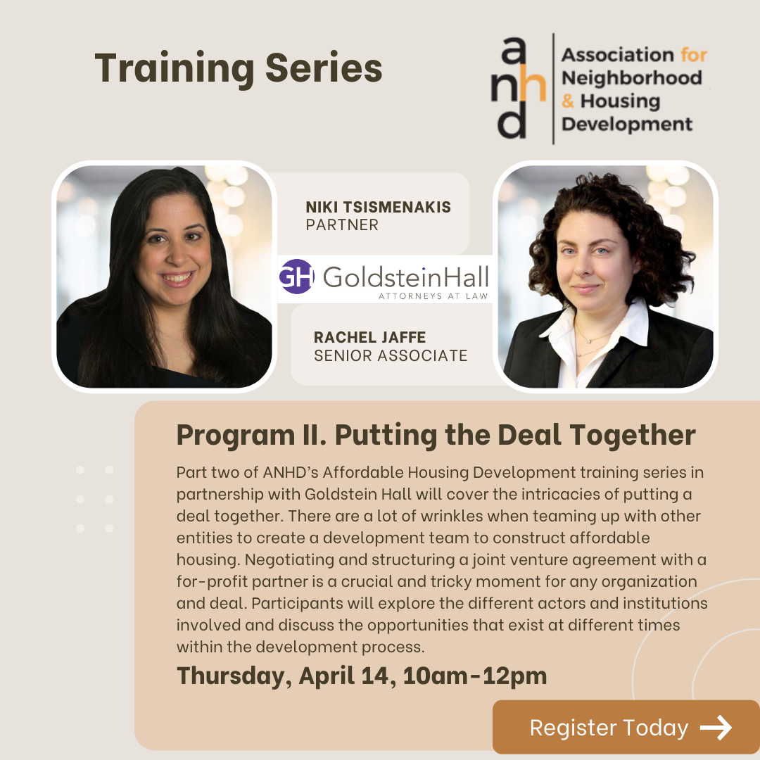 Program II Putting the Deal Together (Joint Ventures 101