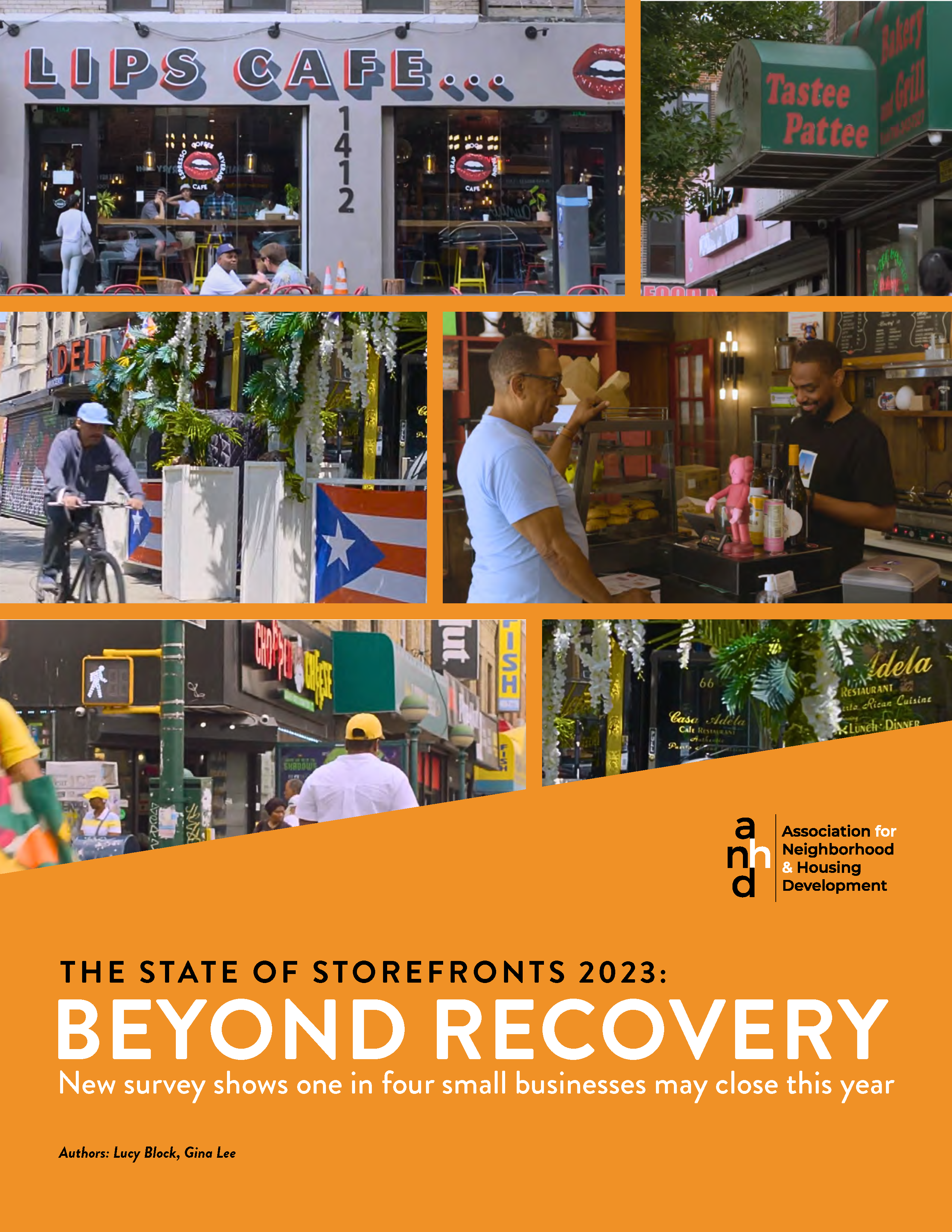 State of storefronts 2023 report cover, click to download full report