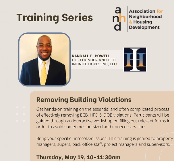 Removing Building Violations training